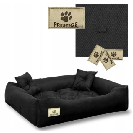 Kanapa Prestige 2 Codura Legowisko 130x105 Czarne Kanapa Prestige 2 Codura Legowisko 130x105 Czarne