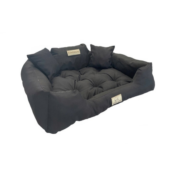 Legowisko Imię Pupila KINGDOG 55x45 Czarne