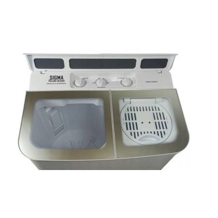 Pralka wirnikowa z wirówką Sigma 5 kg + 2 kg MOCNA 1000 obr/min, Timer, Pralko-wirówka na działkę Pralka wirnikowa z wirówką Sigma 5 kg + 2 kg MOCNA 1000 obr/min, Timer, Pralko-wirówka na działkę