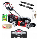Kosiarka Spalinowa Silnik Briggs & Stratton 51cm 161cc Napęd Czerwona