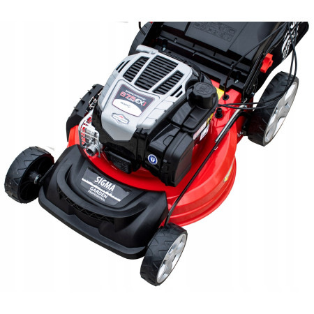Kosiarka Spalinowa Silnik Briggs & Stratton 51cm 161cc Napęd czarna Kosiarka Spalinowa Silnik Briggs & Stratton 51cm 161cc Napęd czarna