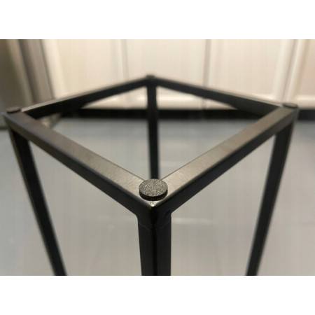 Metalowy Kwietnik Skrzynka Stojak Na Kwiaty Loft Czarny Mat 50 cm Doniczka Metalowy Kwietnik Skrzynka Stojak Na Kwiaty Loft Czarny Mat 50 cm Doniczka