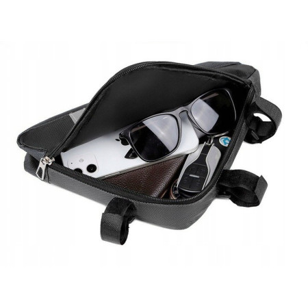 Torba na rower Sakwa rowerowa z odblaskiem 1,5 l Torba na rower Sakwa rowerowa z odblaskiem 1,5 l