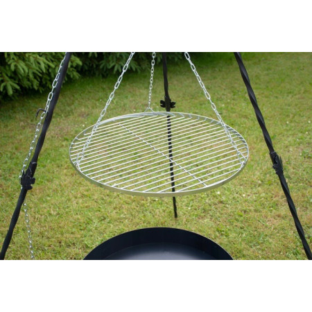 CHROMOWANY RUSZT NA TRÓJNÓG GRILLA NIERDZEWNY 80CM CHROMOWANY RUSZT NA TRÓJNÓG GRILLA NIERDZEWNY 80CM