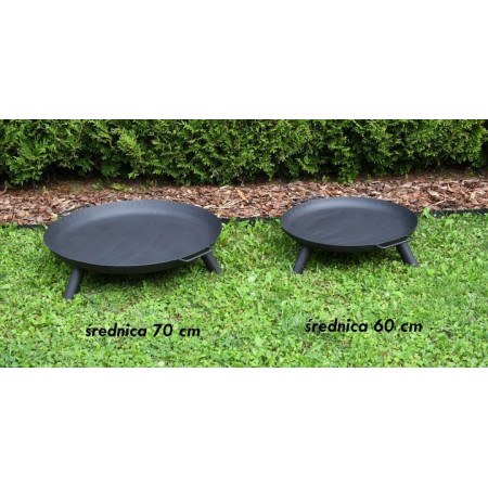 PALENISKO OGRODOWE STALOWE - 60CM GRUBOŚĆ AŻ 2 MM!