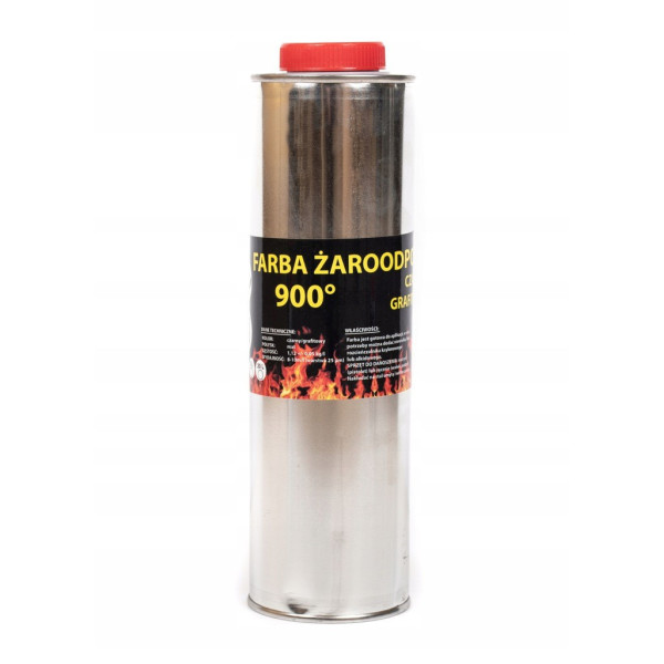 Farba żaroodporna 1L - grafitowa