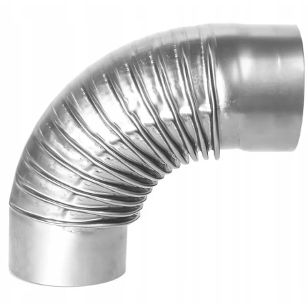 Zestaw dwa kolanka do rur piecowych fi 120mm Zestaw dwa kolanka do rur piecowych fi 120mm