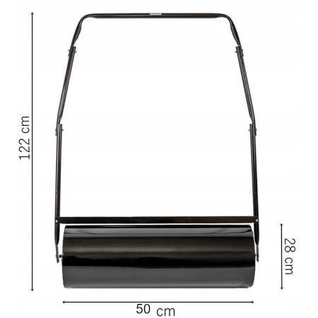 WALEC STALOWY DO TRAWY TRAWNIKA - 50CM POJEMNOŚĆ 30L WALEC STALOWY DO TRAWY TRAWNIKA - 50CM POJEMNOŚĆ 30L