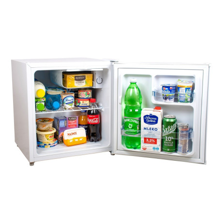 Mała lodówka do Biura Hotelu Biała 50 cm 43l Minibar Podblatowa Mała lodówka do Biura Hotelu Biała 50 cm 43l Minibar Podblatowa