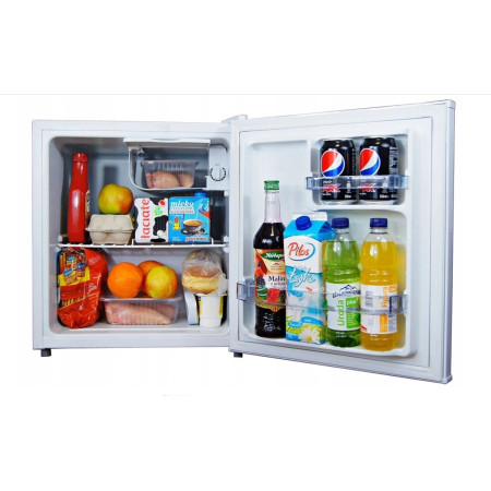 Mała lodówka do Biura Hotelu Biała 50 cm 43l Minibar Podblatowa Mała lodówka do Biura Hotelu Biała 50 cm 43l Minibar Podblatowa