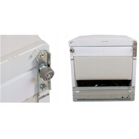 Mała Lodówka SIGMA BC45 Srebrna 50cm 43L