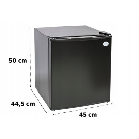 Mała lodówka do Biura Hotelu Czarna 50 cm 43l Minibar Podblatowa Mała lodówka do Biura Hotelu Czarna 50 cm 43l Minibar Podblatowa