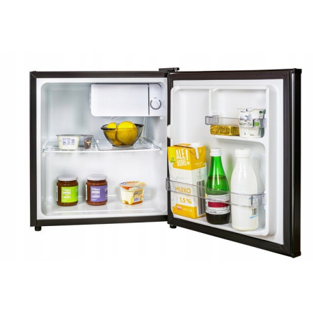Mała lodówka do Biura Hotelu Czarna 50 cm 43l Minibar Podblatowa Mała lodówka do Biura Hotelu Czarna 50 cm 43l Minibar Podblatowa