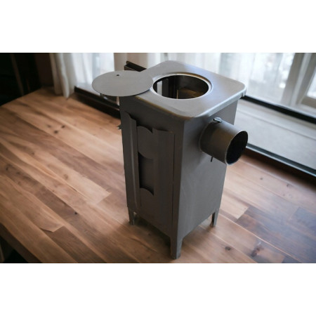 Piec Szamotowy KOZA Apollo 5 kW ATEST + ZESTAW RUR | Piecyk z Rusztem i szamotem
