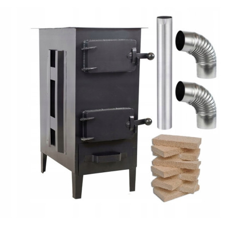 Piec Szamotowy KOZA Zeus 5 kW ATEST + ZESTAW RUR | Piecyk, Ruszt, Popielnik Piec Szamotowy KOZA Zeus 5 kW ATEST + ZESTAW RUR | Piecyk, Ruszt, Popielnik