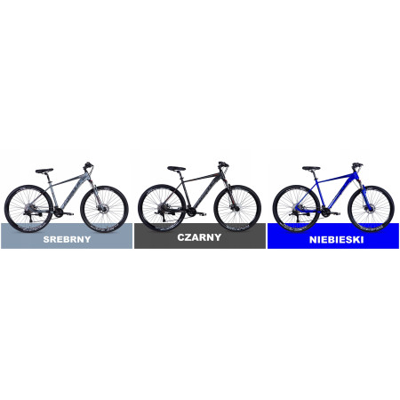 Rower górski MTB 29" 18 biegów Shimano, Hamulce tarczowe, Rama 19 Rower górski MTB 29" 18 biegów Shimano, Hamulce tarczowe, Rama 19