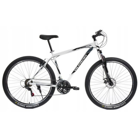 Rower górski MTB 29" 21 biegów Shimano, Hamulce tarczowe Biały Rower górski MTB 29" 21 biegów Shimano, Hamulce tarczowe Biały