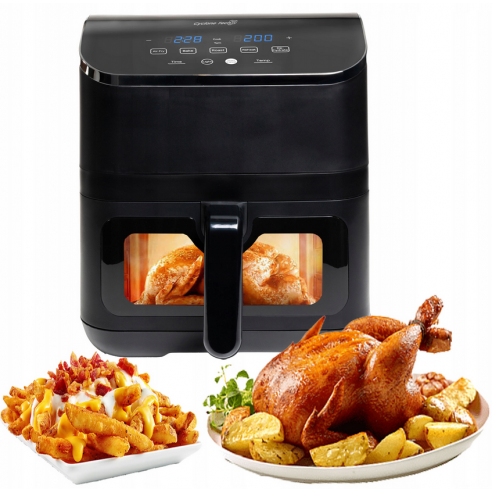 AIR FRYER FRYTKOWNICA BEZTŁUSZCZOWA DUŻA MOCNA 1875W 6L FRYTOWNICA