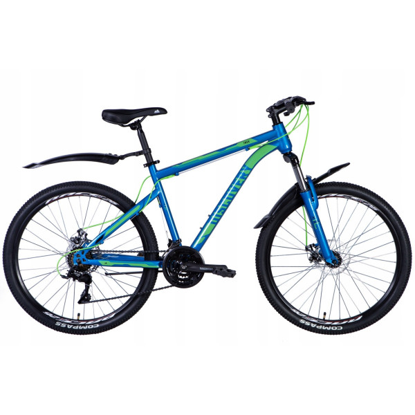 ROWER GÓRSKI MTB 26 CALI 21 BIEGÓW AMORTYZACJA HAMULCE TARCZOWE RAMA 18 GRAFIT