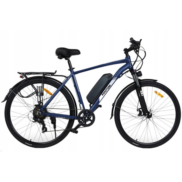 ROWER ELEKTRYCZNY MĘSKI 28 TREKKINGOWY ZE WSPOMAGANIEM 60-70km Shimano