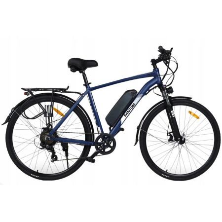 ROWER ELEKTRYCZNY MĘSKI 28 TREKKINGOWY ZE WSPOMAGANIEM 60-70km Shimano Czarny ROWER ELEKTRYCZNY MĘSKI 28 TREKKINGOWY ZE WSPOMAGANIEM 60-70km Shimano Czarny