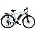 ROWER ELEKTRYCZNY MĘSKI NIEBIESKI 28 TREKKINGOWY ZE WSPOMAGANIEM 60-70km Shimano