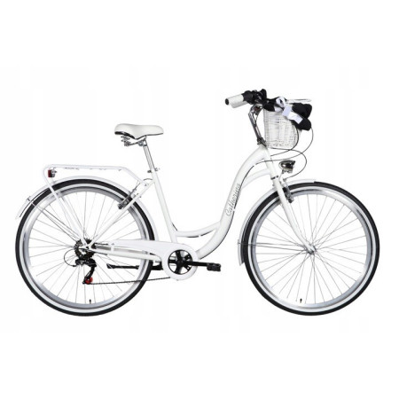 Rower Damski miejski - Damka 26 lub 28 cali Lekki Shimano Kosz + wkład Gratis