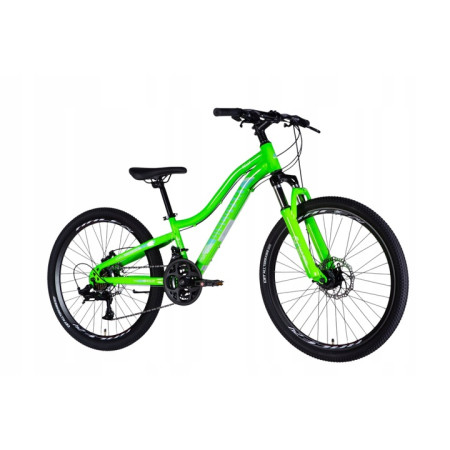 ROWER GÓRSKI MTB 24 CALI NA KOMUNIĘ AMORTYZACJA HAMULCE TARCZOWE 130-145cm ROWER GÓRSKI MTB 24 CALI NA KOMUNIĘ AMORTYZACJA HAMULCE TARCZOWE 130-145cm