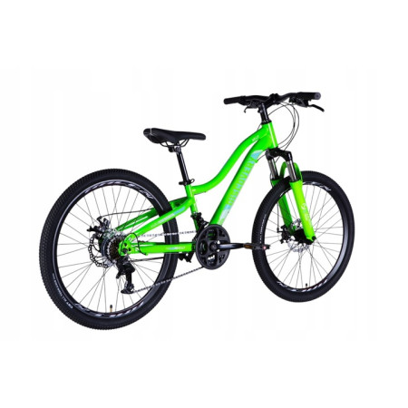 ROWER GÓRSKI MTB 24 CALI NA KOMUNIĘ AMORTYZACJA HAMULCE TARCZOWE 130-145cm ROWER GÓRSKI MTB 24 CALI NA KOMUNIĘ AMORTYZACJA HAMULCE TARCZOWE 130-145cm