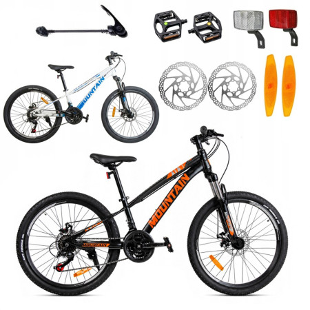 ROWER GÓRSKI MTB Dla Dzieci 24" Rama 11 Różne kolory