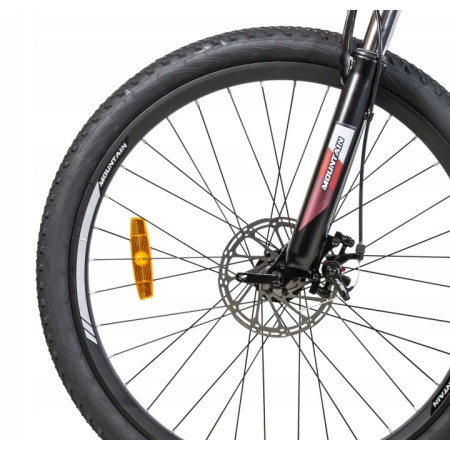 Rower górski MTB 27,5” amortyzacja 21 biegów hamulce tarczowe wzrost 160-175 cm