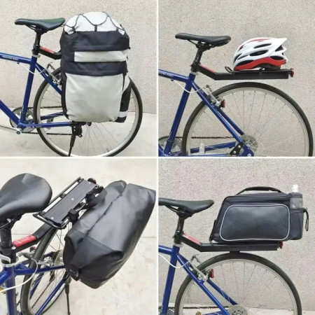 Bagażnik rowerowy pod siodełko aluminiowy uniwersalny Łatwy montaż
