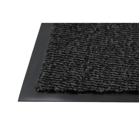 Wycieraczka pod Drzwi 40x60 cm Antracyt Wewnętrzna Mata Do Butów Antypoślizgowa