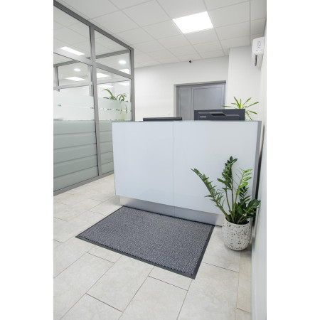 Wycieraczka pod Drzwi 40x60 cm Szara Wewnętrzna Mata Do Butów Antypoślizgowa