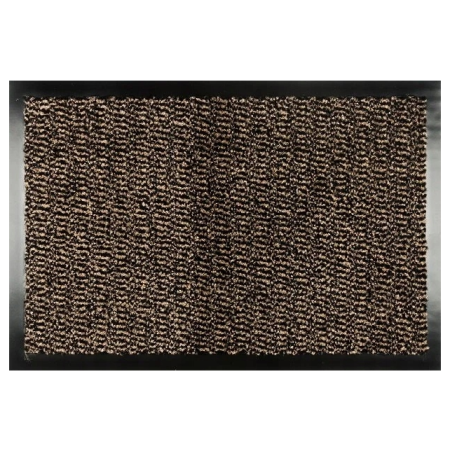 Wycieraczka pod Drzwi 40x60 cm Brąz Wewnętrzna Mata Do Butów Antypoślizgowa