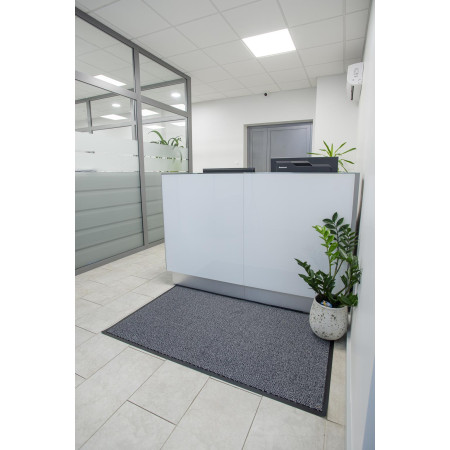 Wycieraczka pod Drzwi 60x80 cm Antracyt Wewnętrzna Mata Do Butów Antypoślizgowa