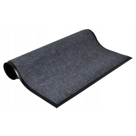 Wycieraczka pod drzwi 60 x 90 cm Antracyt Antypoślizgowa Gumowa do Butów