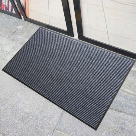 Wycieraczka pod drzwi 60 x 90 cm Antracyt Antypoślizgowa Gumowa do Butów