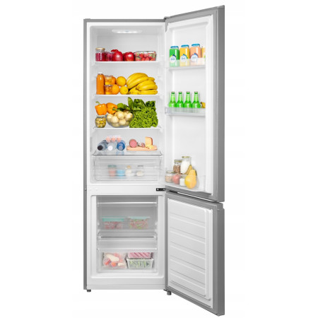 Lodówka Dwudrzwiowa 180 cm 262L Low Frost INOX 39 dB Vivax CF-259ELF S