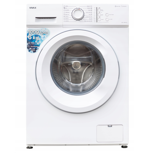 Pralka Automatyczna Slim Vivax 6 kg 1000 obr./min. 16 programów Drum Clean