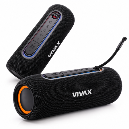 Głośnik Bluetooth 10W TWS LED IPX5 Mikrofon Mocny Poręczny VIVAX BS-110