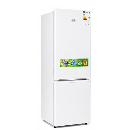 Lodówka Lodówko Zamrażarka Chłodziarka 145cm 162L Biała 41dB Low Frost