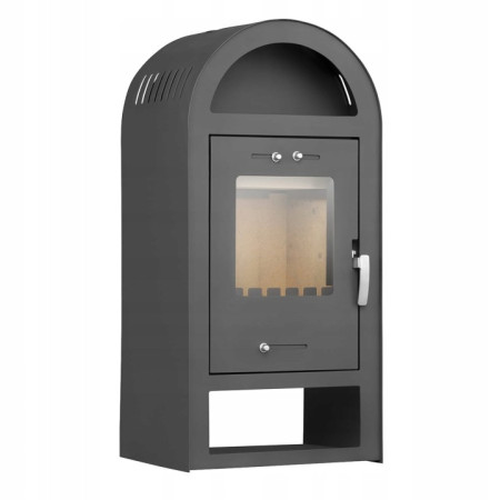 Piec Stalowy Hestia 7,5 kW Wolnostojący Kominek do Salonu Certyfikat ECO