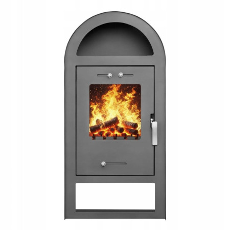 Piec Stalowy Hestia 7,5 kW Wolnostojący Kominek do Salonu Certyfikat ECO