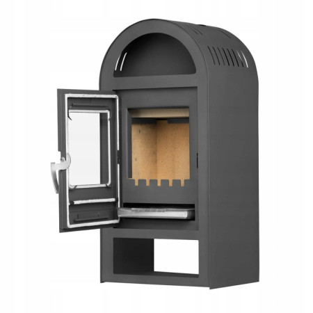Piec Stalowy Hestia 7,5 kW Wolnostojący Kominek do Salonu Certyfikat ECO