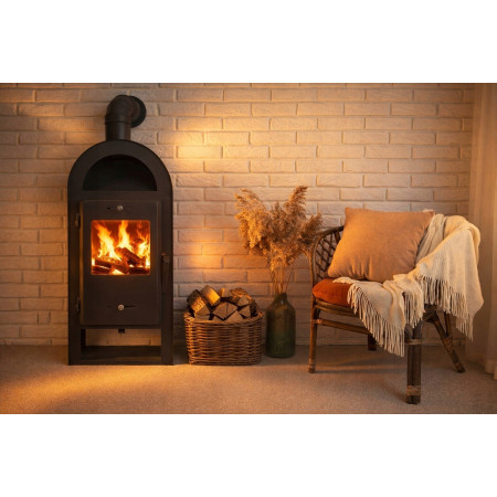 Piec Stalowy HADES 6,8 kW + Zestaw Rur Kominek Koza Do Salonu EKOPROJEKT CERTYFIKAT 2026
